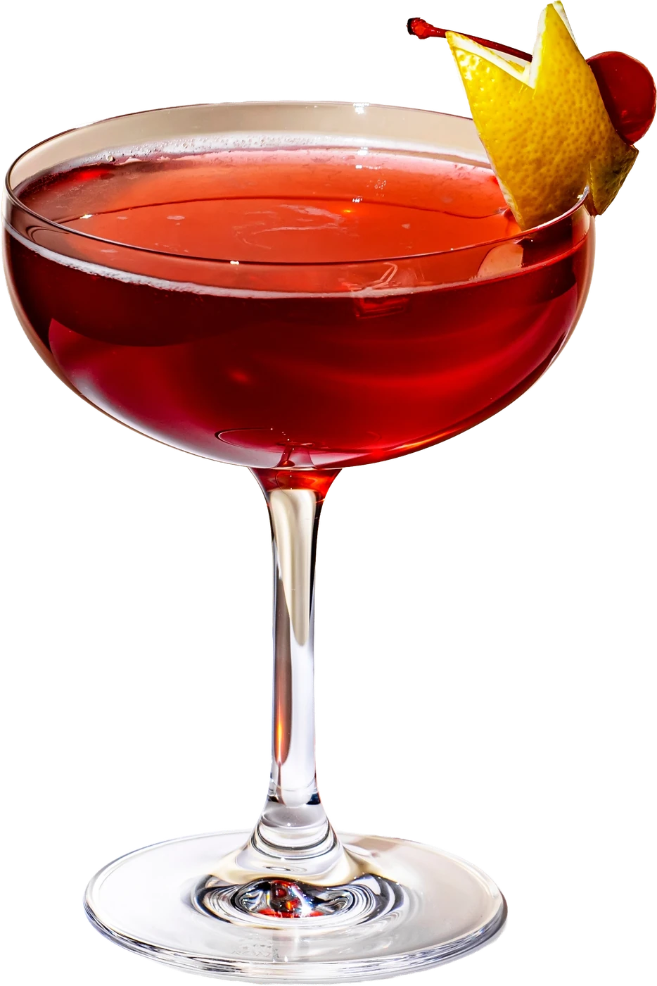 Manhattan with a cherry